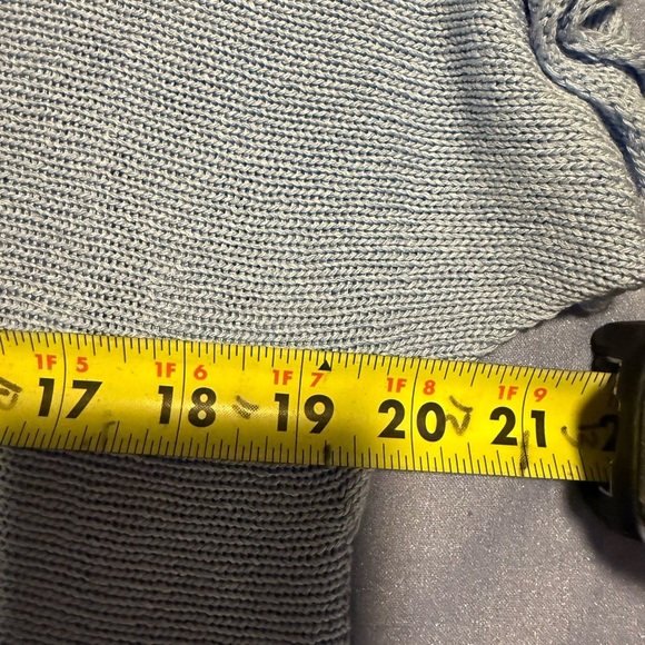 Bianca & BluSoft Muted Blue Shirt with Crew Neck and Short Sleeves - Picture 5 of 9